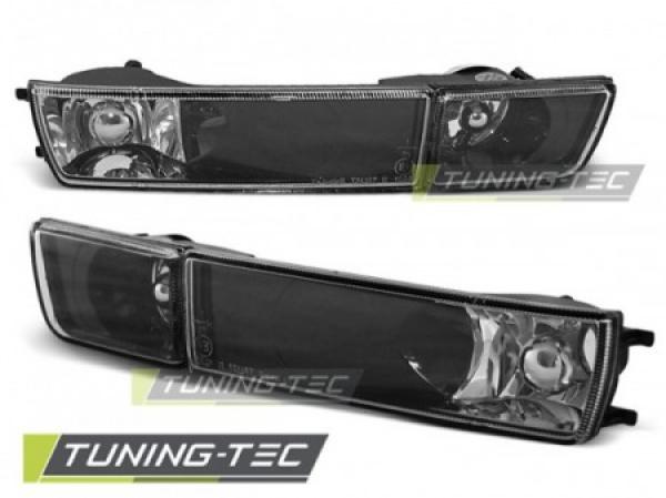 Klarglas Frontblinker / Nebelscheinwerfer passend für  VW Golf 3 91-97 / Vento 92-98 schwarz