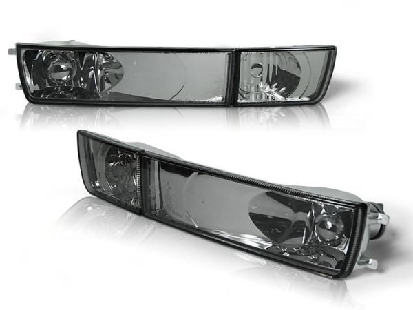 Klarglas Frontblinker / Nebelscheinwerfer-Dummy passend für  VW Golf 3 91-97 / Vento 92-98 rauch