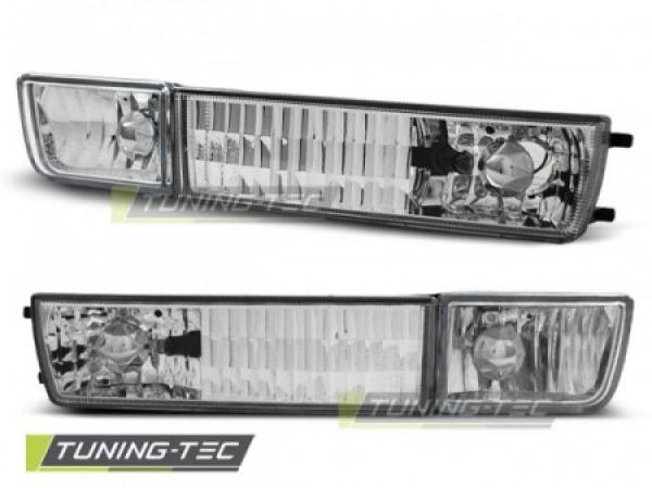 Klarglas Frontblinker / Nebelscheinwerfer passend für  VW Golf 3 91-97 / Vento 92-98 chrom