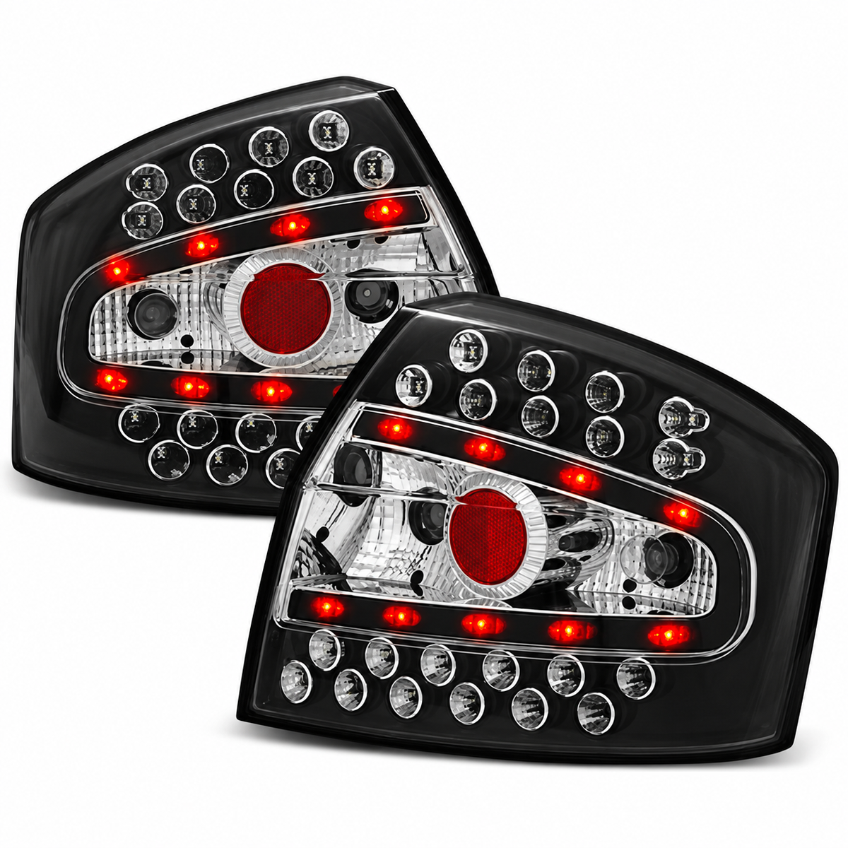LED Rückleuchten passend für Audi A4 8E 10/2000–10/2004 Limousine Schwarz