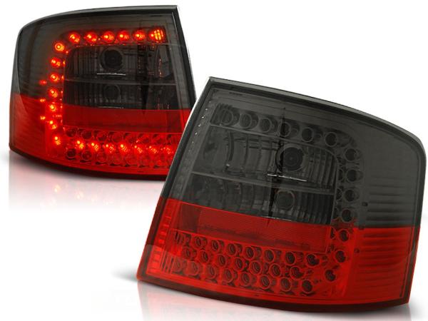 LED Rückleuchten passend für Audi A6 C5 4B Avant Bj. 97-04 Rot/Smoke