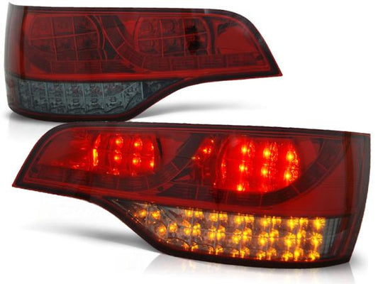 LED Rückleuchten passend für Audi Q7 4L Bj. 05-09 Rot/Smoke