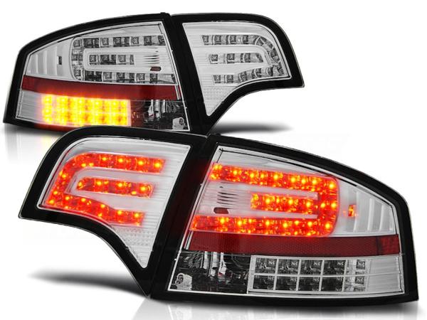 LED Rückleuchten passend für Audi A4 B7 (8E) Limo Bj. 04-08 Chrom