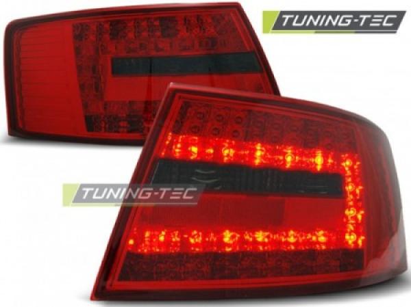 LED Rückleuchten passend für Audi A6 C6 4F Limo Bj. 04-08 Rot/Smoke 7-PIN