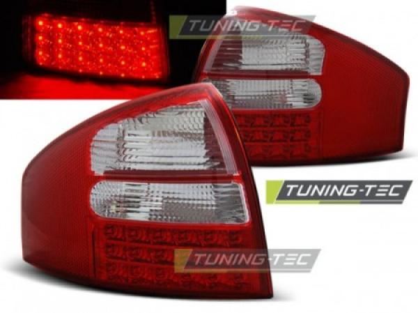 LED Rückleuchten passend für Audi A6 C5 4B Limo Bj. 97-04 Rot/Chrom