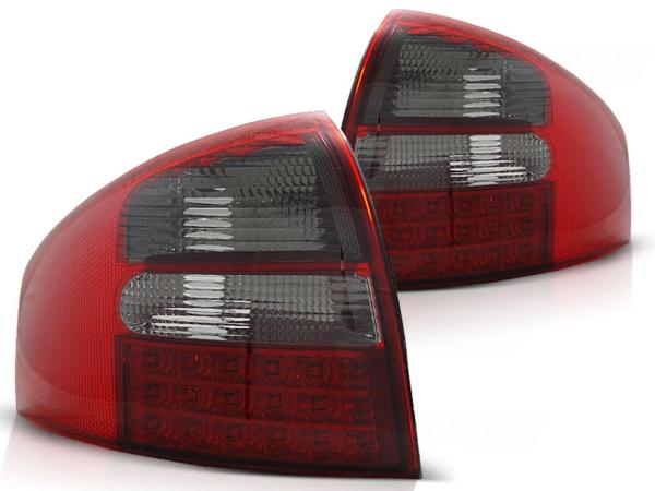 LED Rückleuchten passend für Audi A6 C5 4B Limo Bj. 97-04 Rot/Smoke