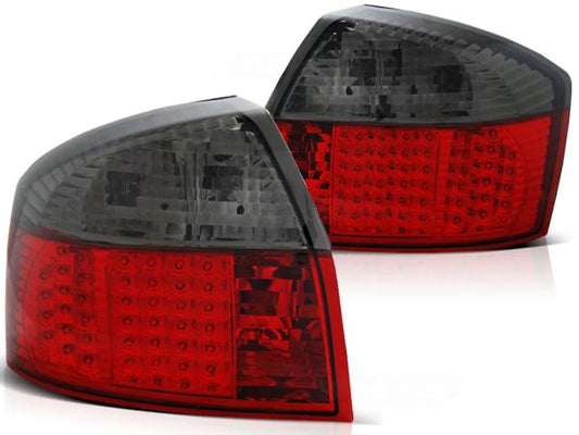 LED Rückleuchten passend für Audi A4 B6 (8E) Limo Bj. 00-04 Rot/Smoke