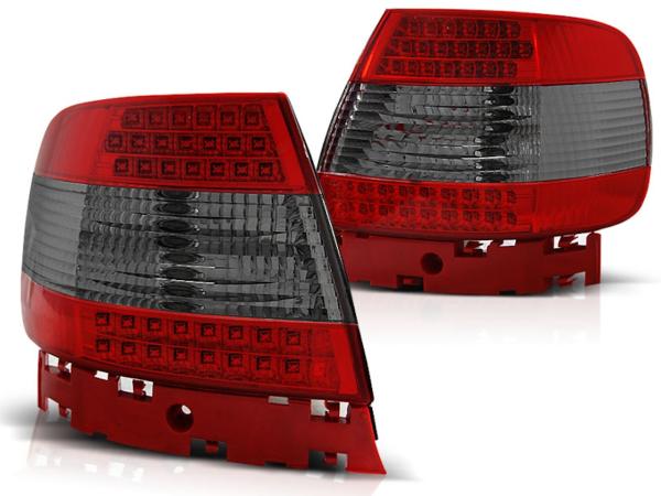 LED Rückleuchten passend für Audi A4 B5 Limo Bj. 94-00 Rot/Smoke
