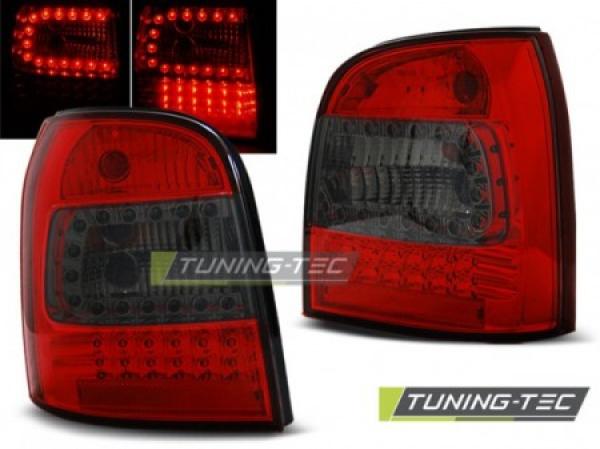 LED Rückleuchten passend für Audi A4 B5 Avant Bj. 94-01 Rot/Smoke