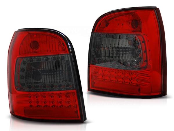 LED Rückleuchten passend für Audi A4 B5 Avant Bj. 94-01 Rot/Smoke