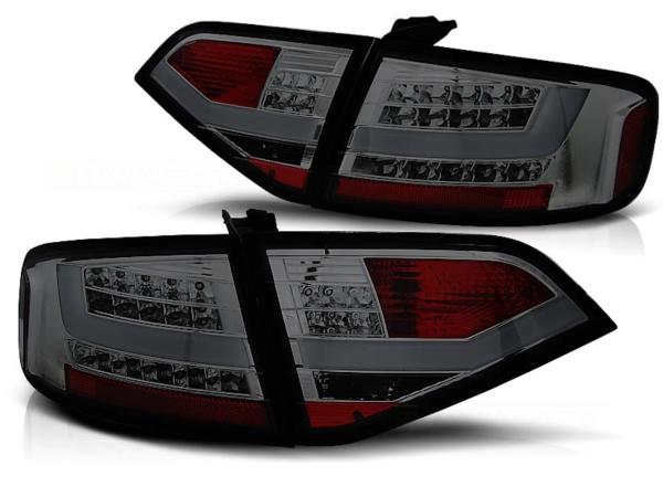 LED Lightbar Rückleuchten passend für Audi A4 B8 (8K) Limo Bj. 08-11 Smoke