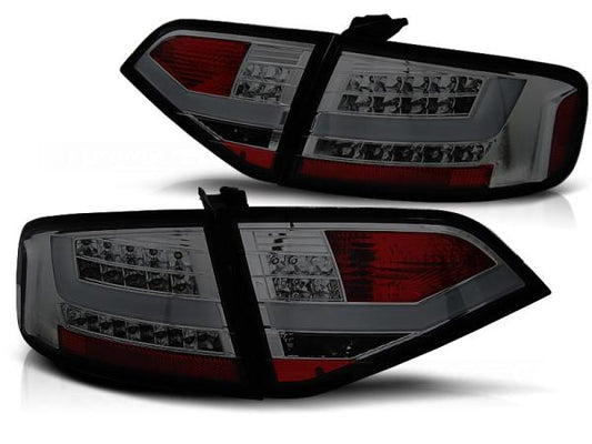 LED Lightbar Rückleuchten passend für Audi A4 B8 (8K) Limo Bj. 08-11 Smoke