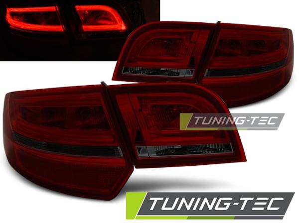 LED Lightbar Rückleuchten passend für Audi A3 8P Sportback Bj. 04-08 Rot/Smoke