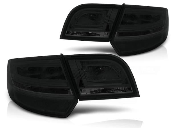 LED Lightbar Rückleuchten passend für Audi A3 8P Sportback Bj. 04-08 Smoke