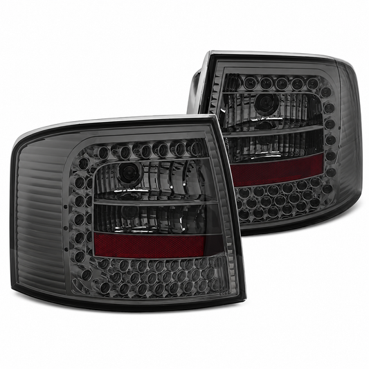 LED Rückleuchten passend für Audi A6 05/1997–05/2004 Avant Smoke