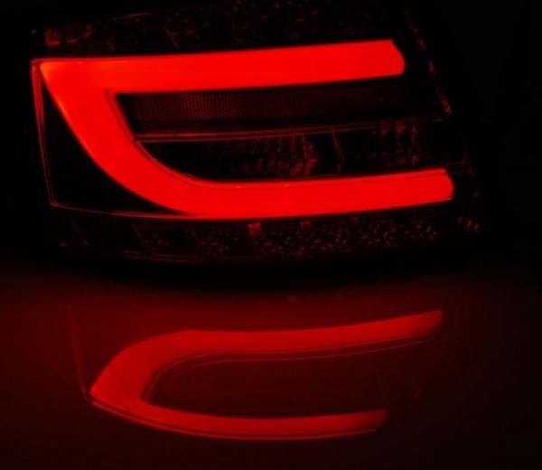 LED Lightbar Rückleuchten passend für Audi A6 C6 4F Limo Bj. 04-08 Smoke 6-PIN