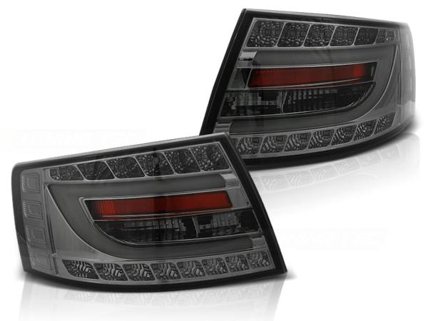 LED Lightbar Rückleuchten passend für Audi A6 C6 4F Limo Bj. 04-08 Smoke 7-PIN