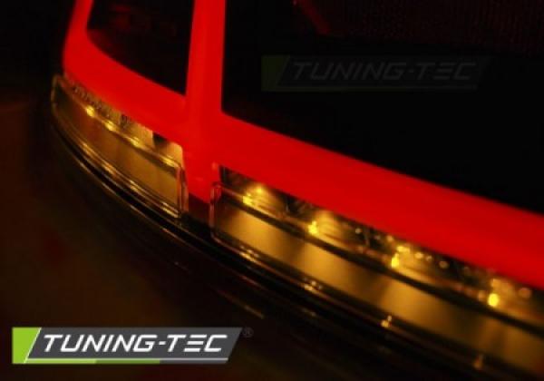 Voll LED Lightbar Rückleuchten passend für Audi TT 8J  06-14 Schwarz dynamischer Blinker