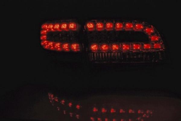 LED Rückleuchten passend für Audi A6 4F (C6) Avant 04-08 rot/klar in Facelift Optik