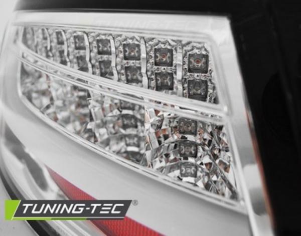LED Lightbar Rückleuchten passend für Audi A5 Coupe Sportback Bj. 07-11 Chrom