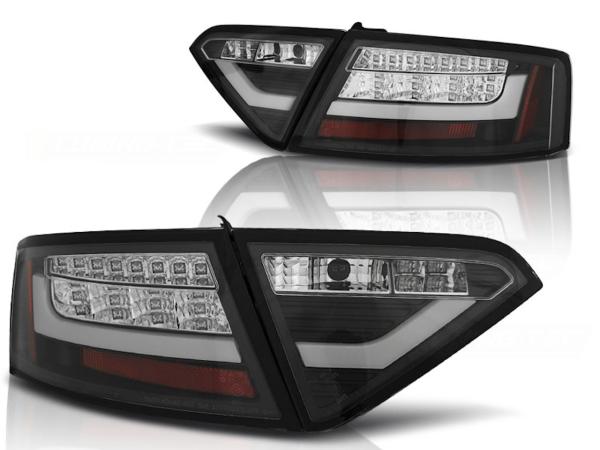 LED Lightbar Rückleuchten passend für Audi A5 Coupe Sportback Bj. 07-11 Schwarz