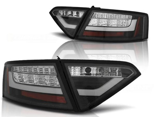 LED Lightbar Rückleuchten passend für Audi A5 Coupe Sportback Bj. 07-11 Schwarz