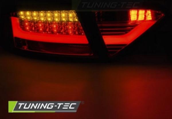 LED Lightbar Rückleuchten passend für Audi A5 Coupe Sportback Bj. 07-11 Rot/Smoke