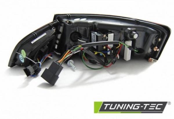 LED Lightbar Rückleuchten passend für Audi A6 C6 4F Limo Bj. 08-11 Rot/Smoke