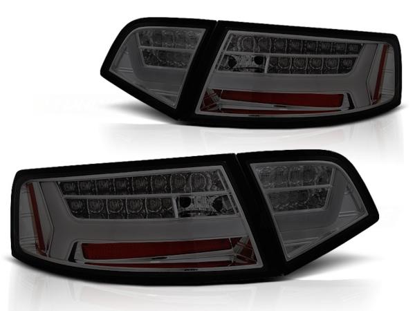 LED Lightbar Rückleuchten passend für Audi A6 C6 4F Limo Bj. 08-11 Smoke