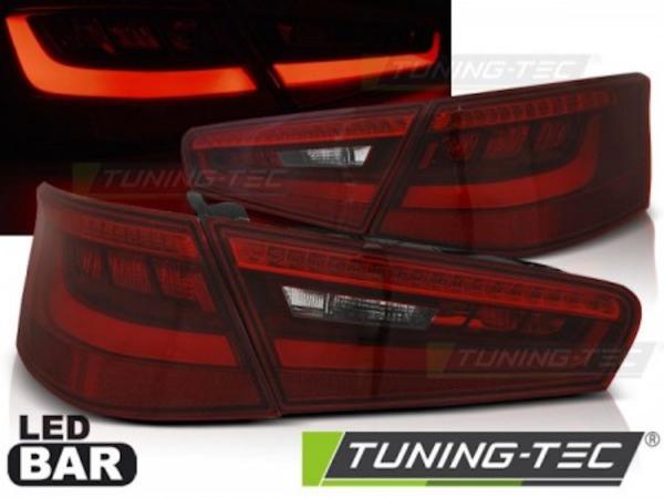 LED Lightbar Rückleuchten passend für Audi A3 8V Bj. 12-16 Rot/Smoke