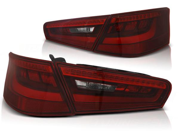 LED Lightbar Rückleuchten passend für Audi A3 8V Bj. 12-16 Rot/Smoke