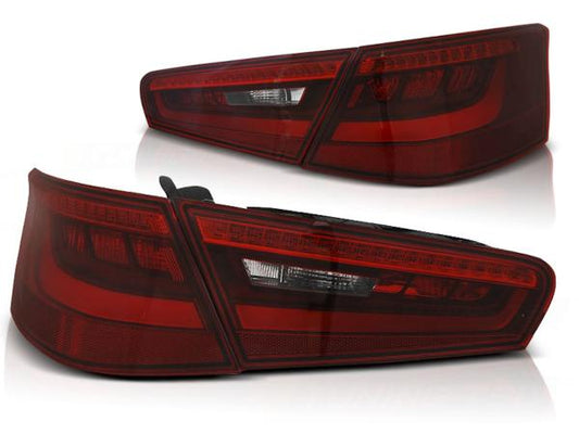 LED Lightbar Rückleuchten passend für Audi A3 8V Bj. 12-16 Rot/Smoke