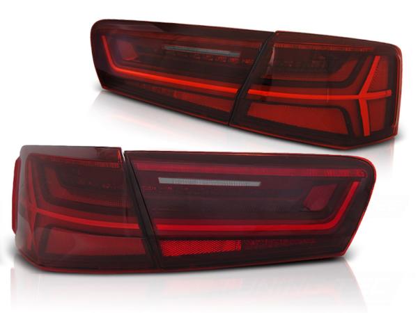 LED Lightbar Rückleuchten passend für Audi A6 4G C7 Limo 11-14 Rot dynamischer Blinker