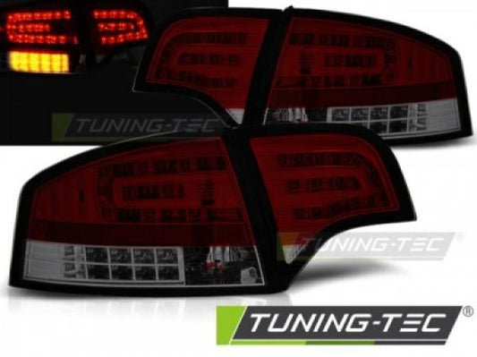 LED Rückleuchten passend für Audi A4 B7 (8E) Limo Bj. 04-08 Rot/Smoke