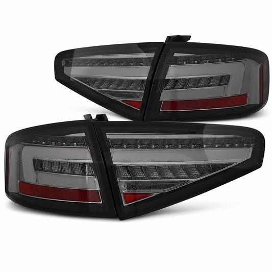 LED Rückleuchten passend für Audi A4 B8 2012–2015 Limousine Smoke dynamisch