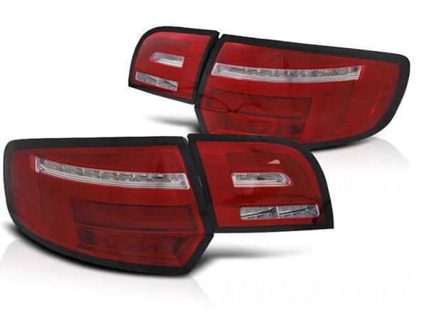 Voll LED Lightbar Rückleuchten passend für Audi A3 8P Sportback 04-08 rot/C dyn. Blinker