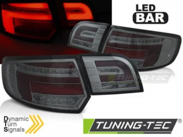 Voll LED Lightbar Rückleuchten passend für Audi A3 8P Sportback 04- Smoke dynam.Blinker