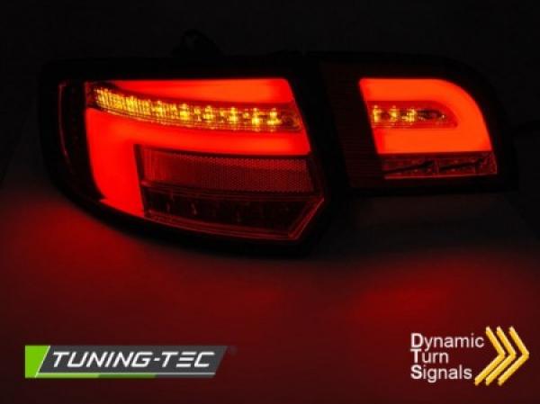 Voll LED Lightbar Rückleuchten passend für Audi A3 8P Sportback 08- Schwarz dyn Blinker
