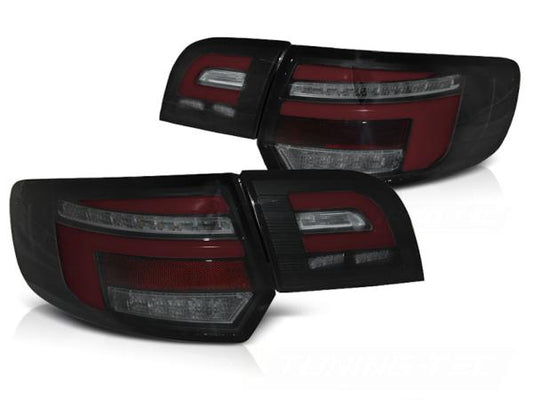 Voll LED Lightbar Rückleuchten passend für Audi A3 8P Sportback 08- Schwarz dyn Blinker