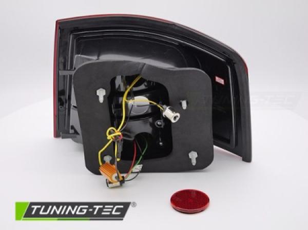 LED Rückleuchten passend für Audi A6 C5 4B Avant Bj. 97-04 Rot/Chrom mit LED Blinker