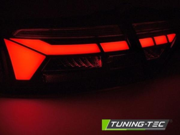 Voll LED Lightbar Rückleuchten passend für Audi A5 Coupe Cabrio Sportback 11-16 Schwarz