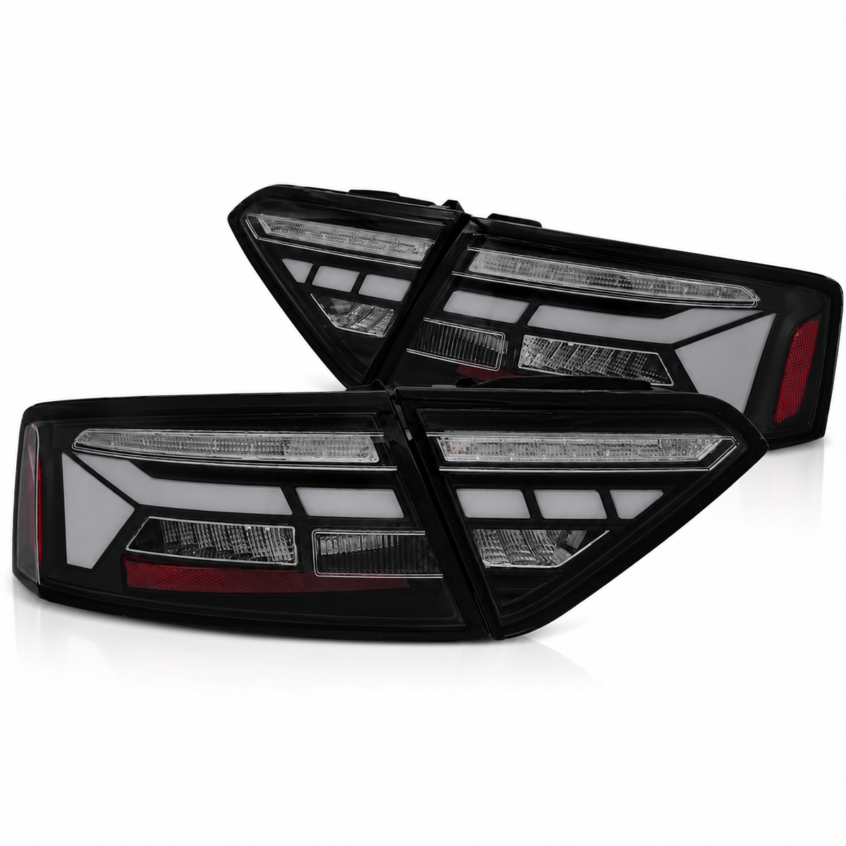 LED Rückleuchten passend für Audi A5 2011–2016 Schwarz/Smoke dynamisch