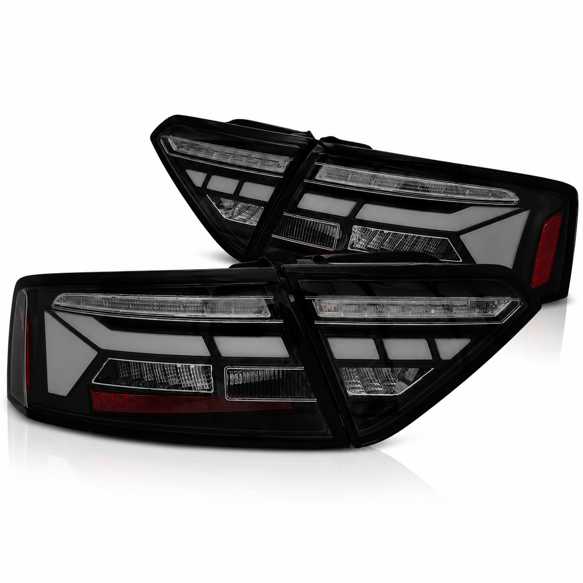 LED Rückleuchten passend für Audi A5 2011–2016 Schwarz/Smoke dynamisch