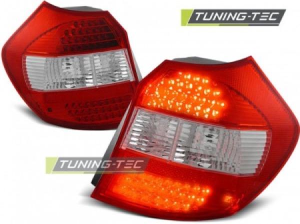 LED Rückleuchten passend für BMW E87 Bj. 04-07 Rot/Chrom