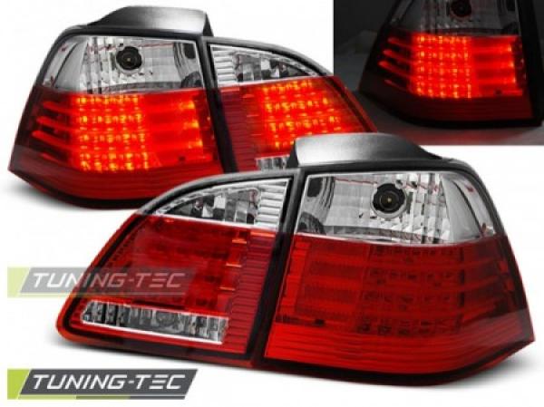 LED Rückleuchten passend für BMW E61 Touring Bj. 04-07 Rot/Chrom