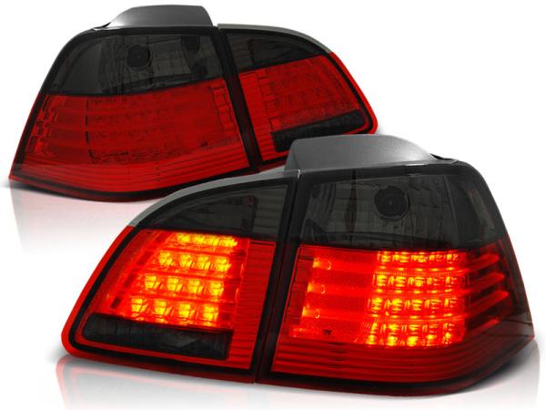 LED Rückleuchten passend für BMW E61 Touring Bj. 04-07 Rot/Smoke