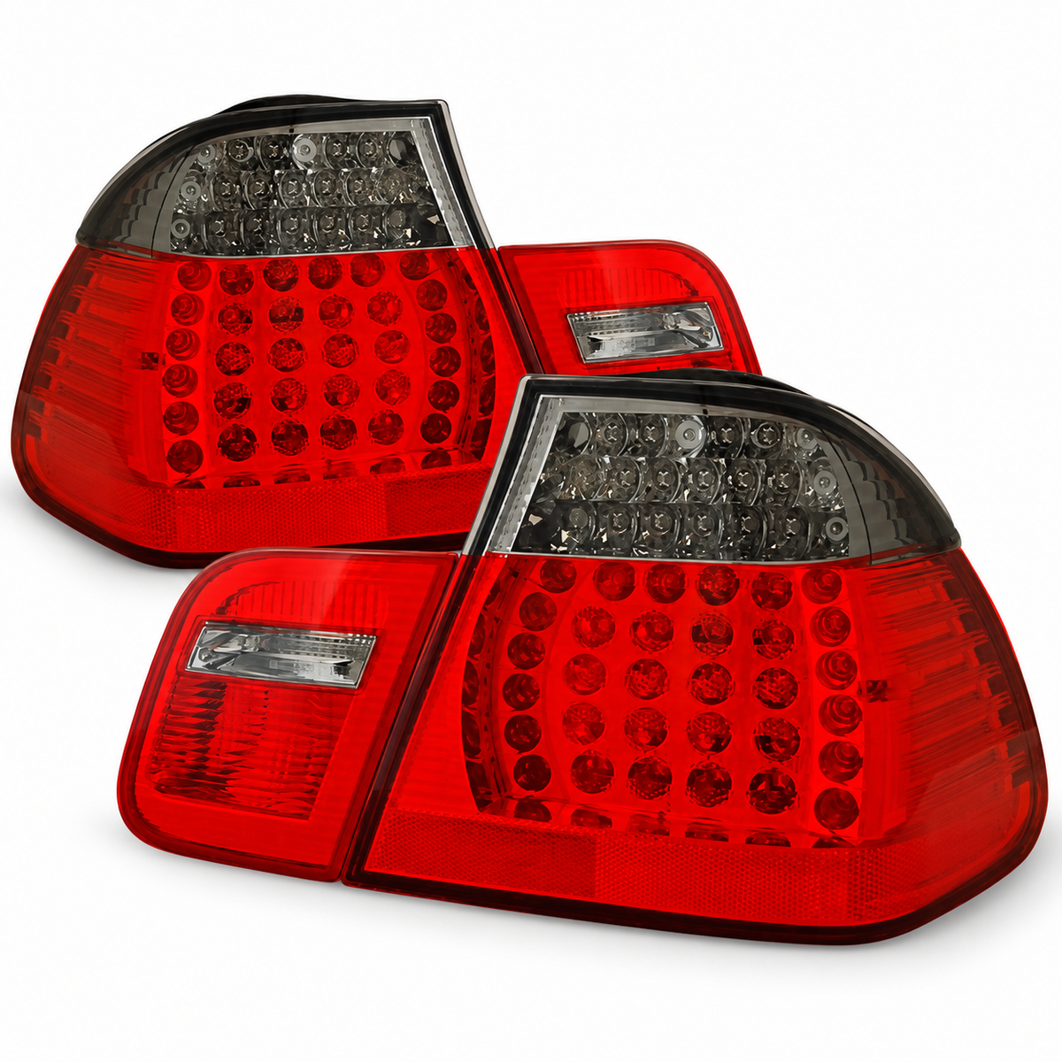 LED Rückleuchten passend für BMW E46 05/1998–08/2001 Limousine Rot/Smoke