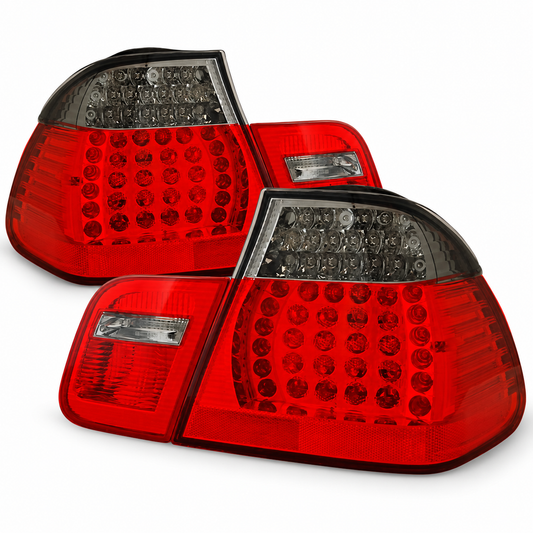 LED Rückleuchten passend für BMW E46 05/1998–08/2001 Limousine Rot/Smoke