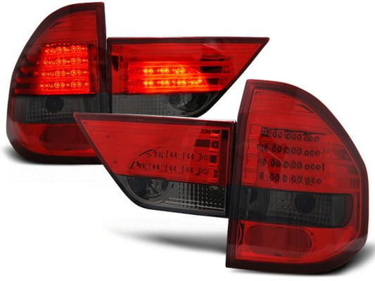 LED Rückleuchten passend für BMW X3 E83 Bj. 04-06 Rot/Smoke