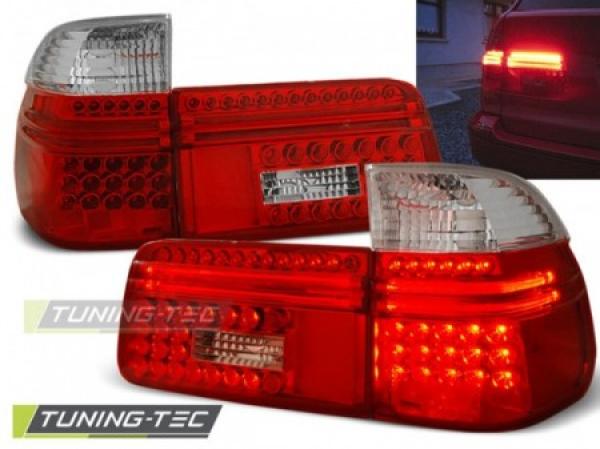 LED Rückleuchten passend für BMW E39 Touring Bj. 97-04 Rot/Chrom